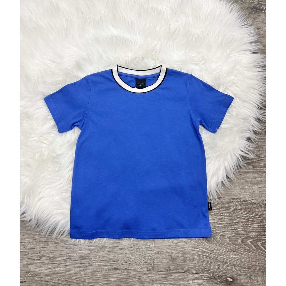 Superism Boys Blue Dro Short Sleeve Tee Size 10 (MSRP $30)